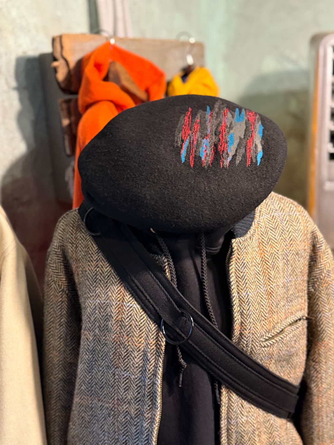 Ca4la Stitch Wool Beret  상품이미지2