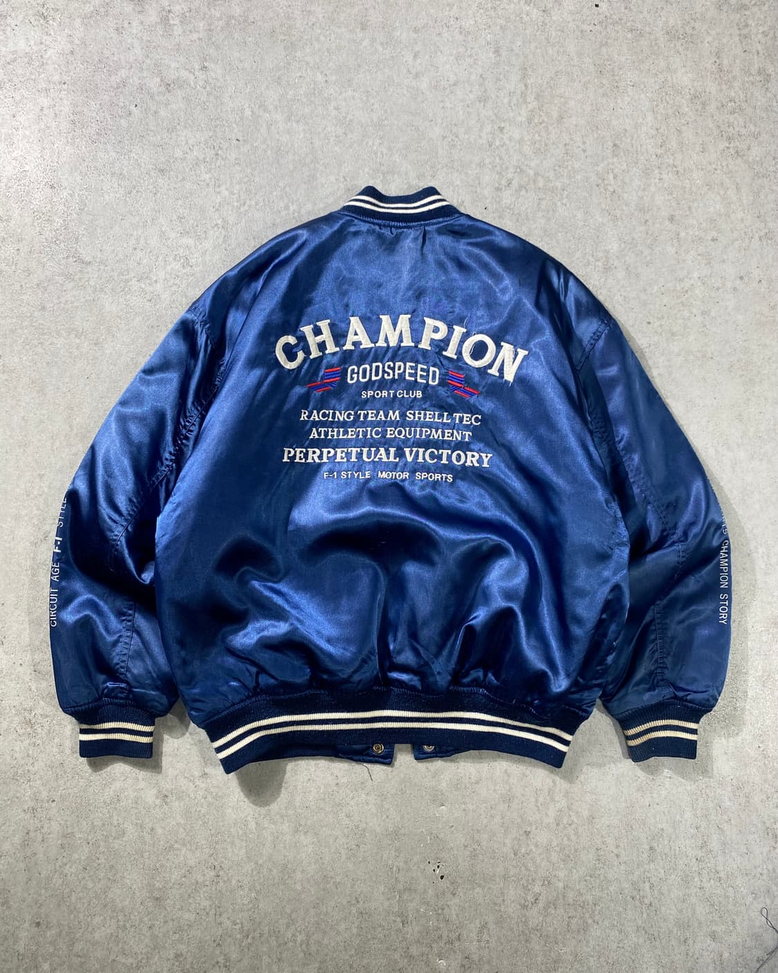 [XL] 90s God Speed 갓 스피드 챔피온 레이싱 나일론 자켓 상품이미지1