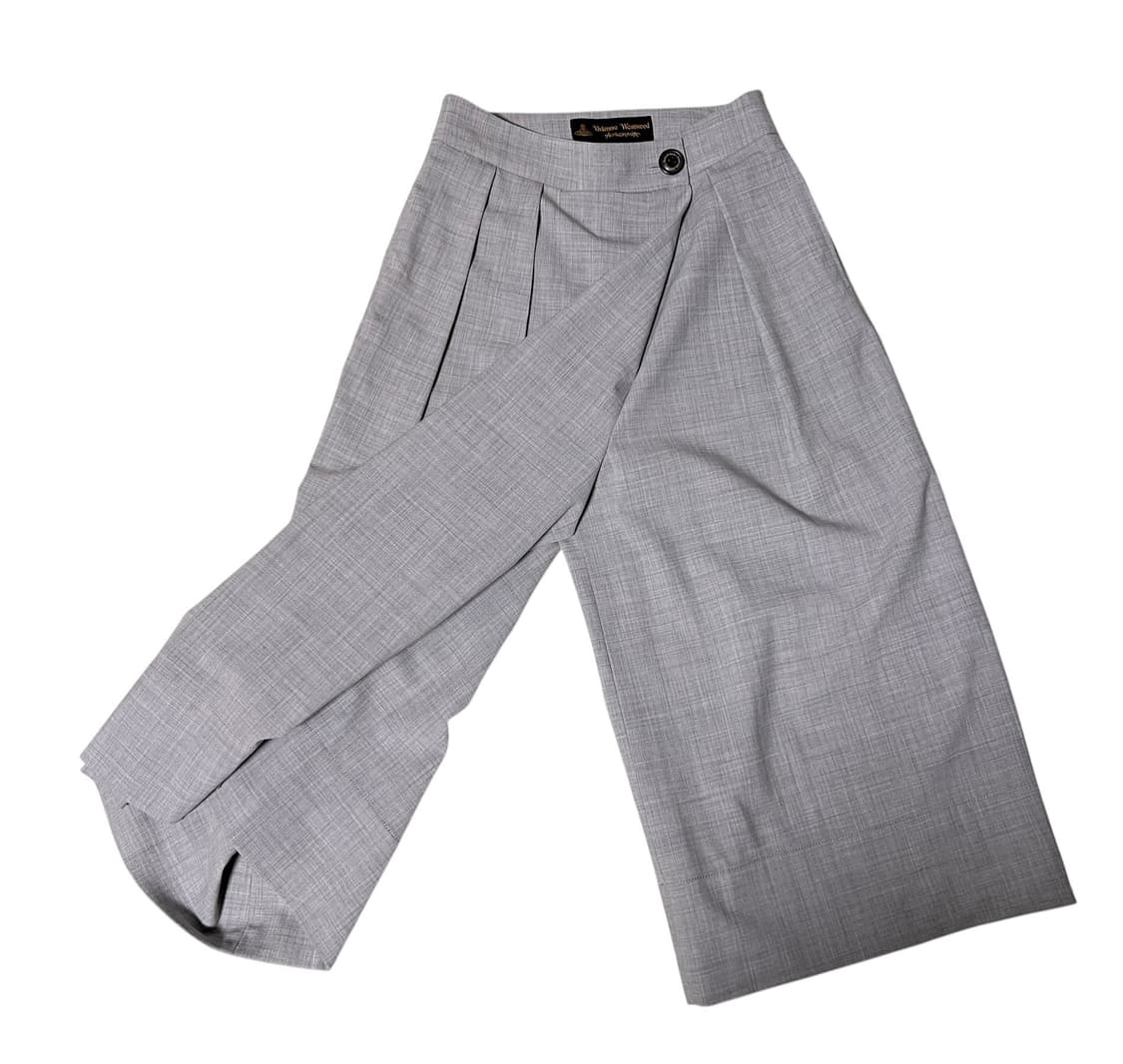 비비안웨스트우드 그레이 큐롯 팬츠 38 상품이미지4
