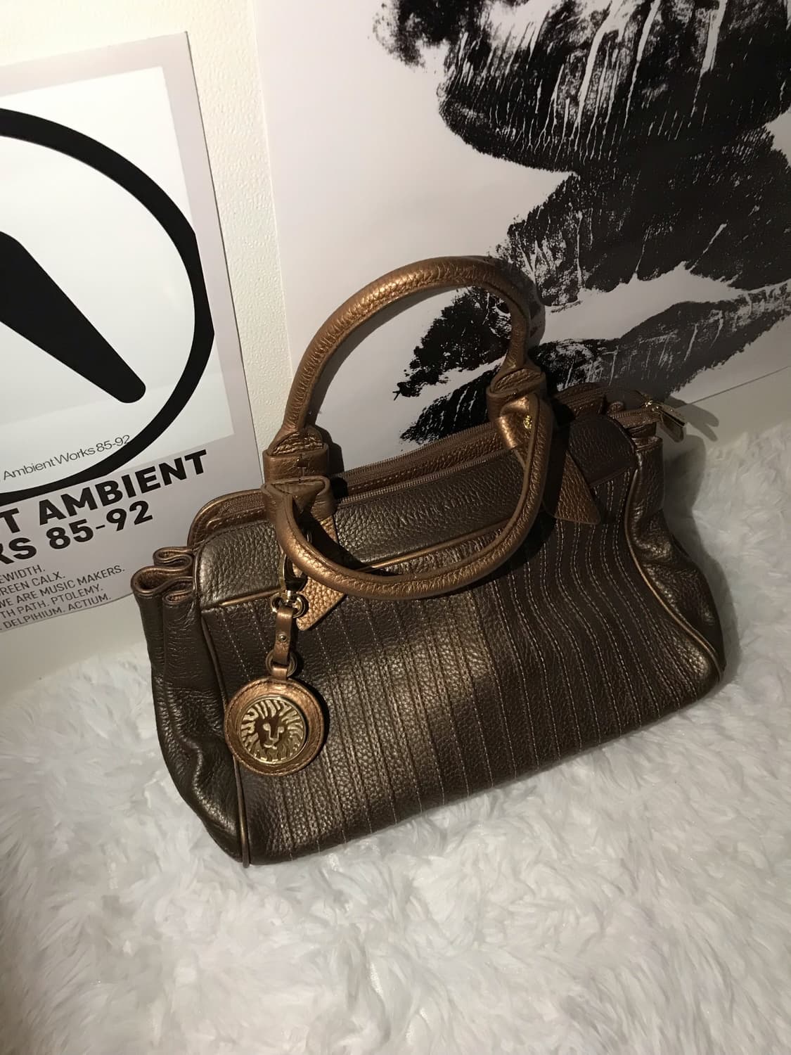 anni klein brown vintage bag 상품이미지2
