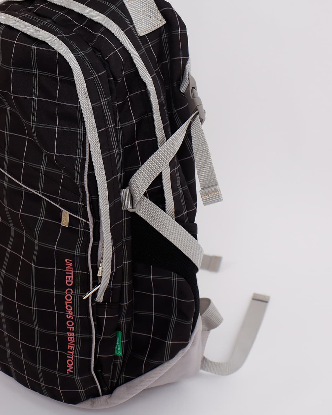 [BENETTON] 체크 패턴 데일리 백팩 상품이미지6