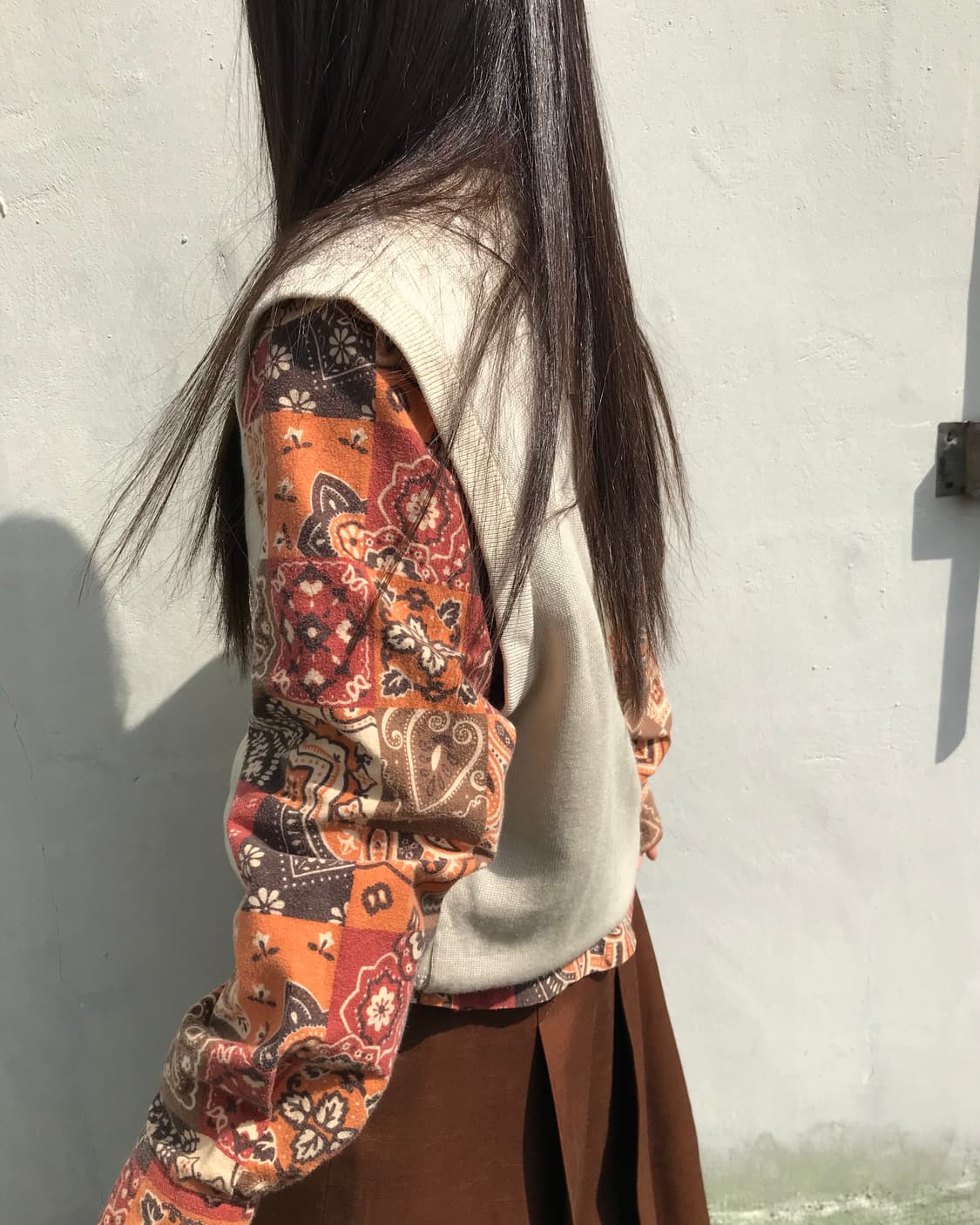 빈티지 페이즐리 패턴 셔츠  상품이미지2