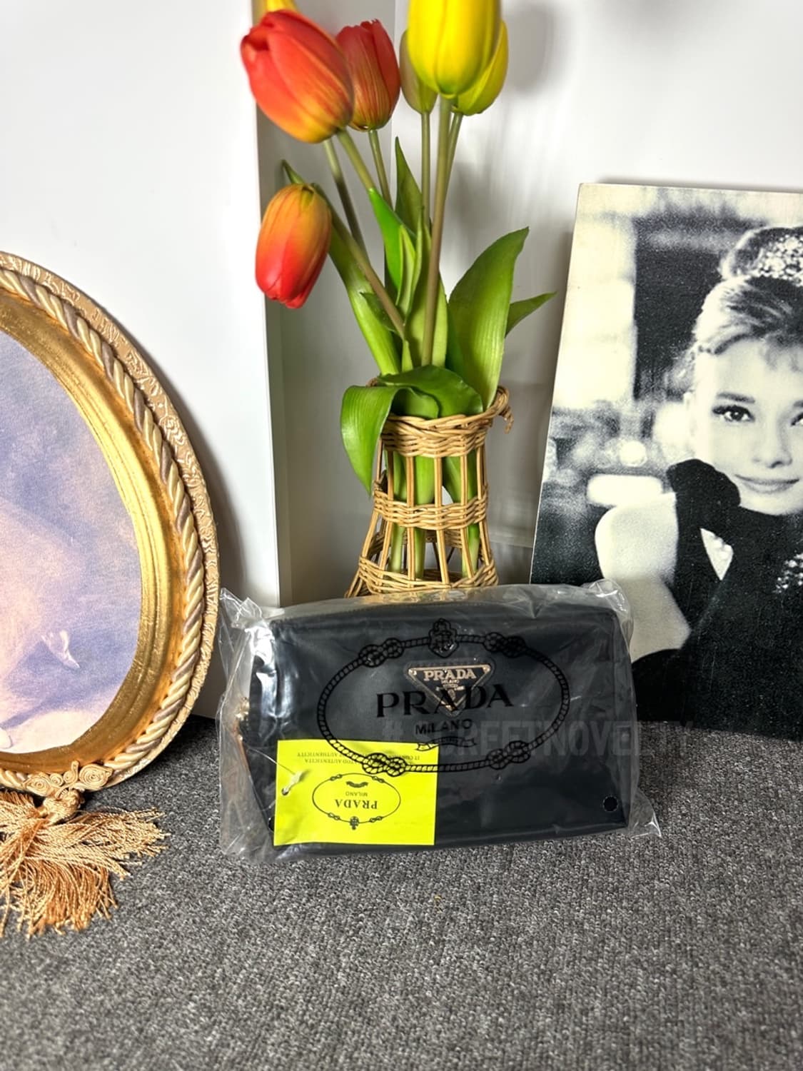 프라다 뷰티 파우치 블랙  상품이미지3