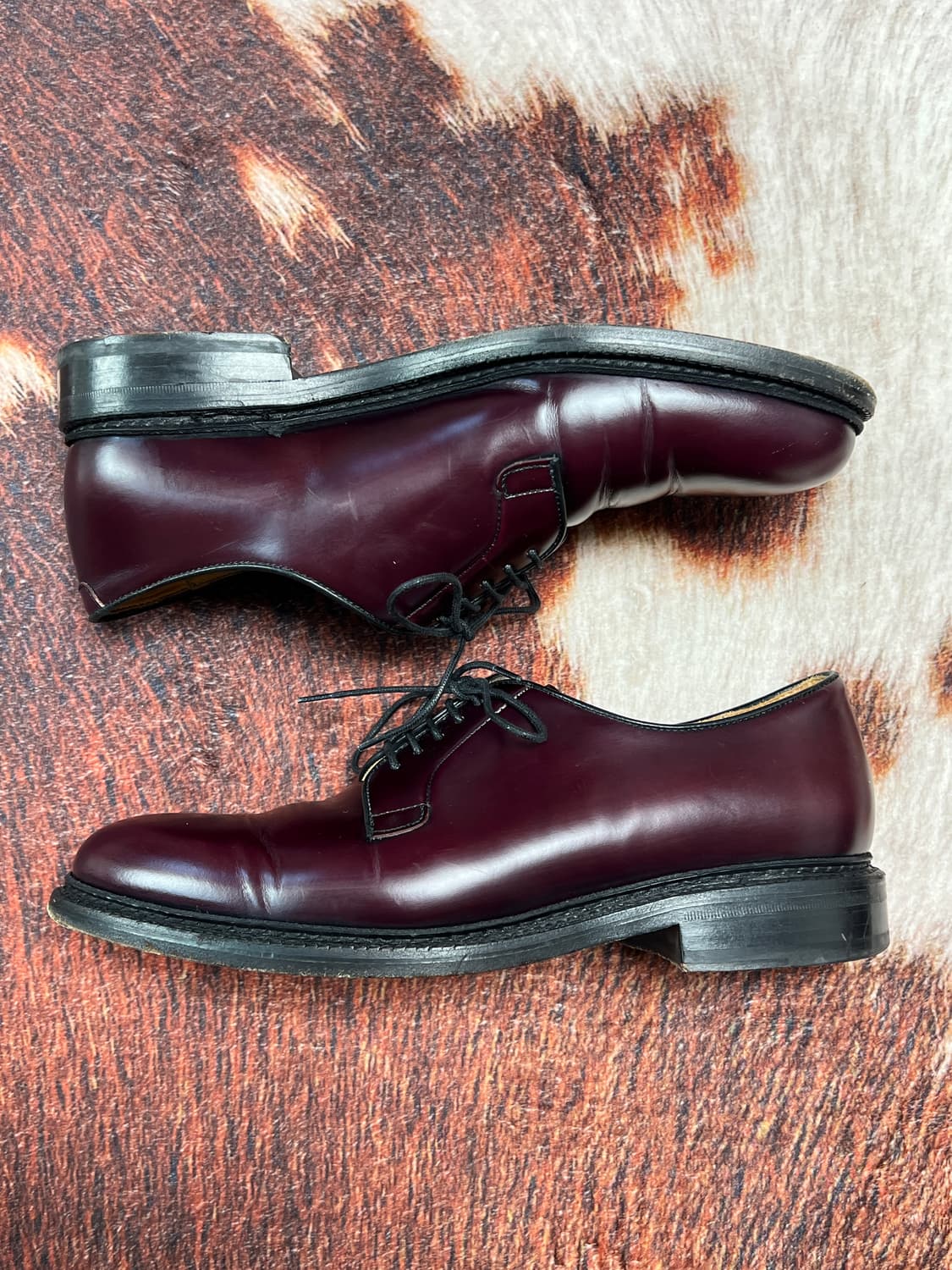 [8.5] BERWICK 버윅 4406 버건디 더비슈즈 상품이미지2