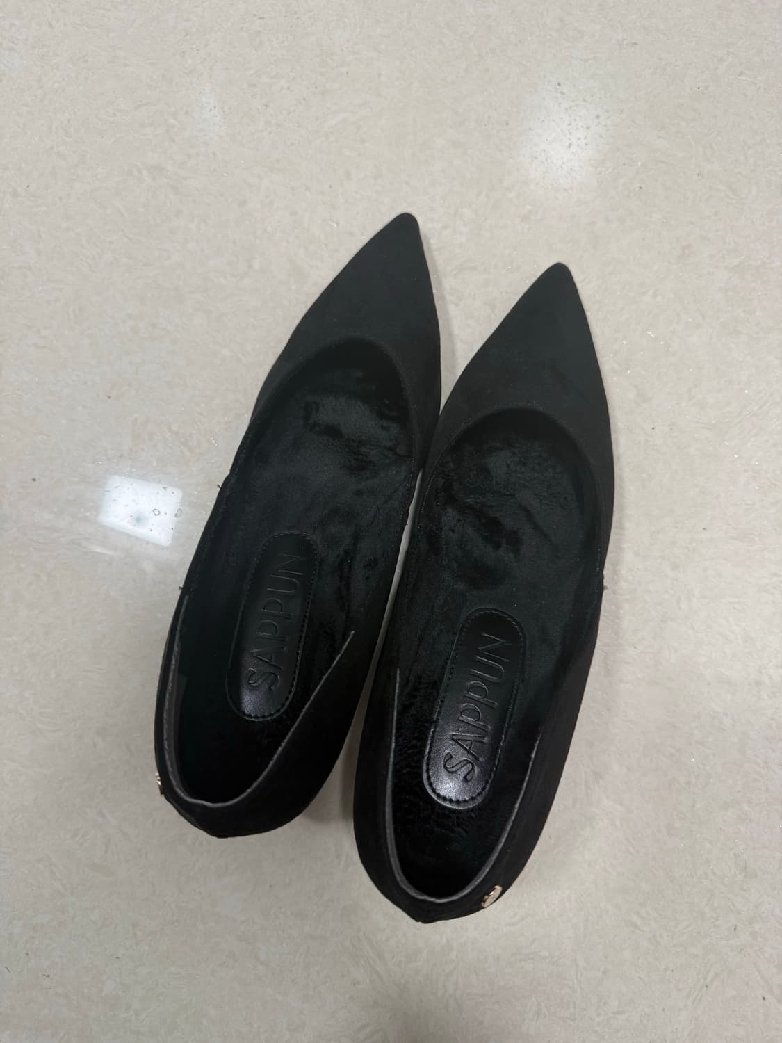 사뿐 아빈느 스웨이드 털안감 스틸레토힐 (5cm) 상품이미지2