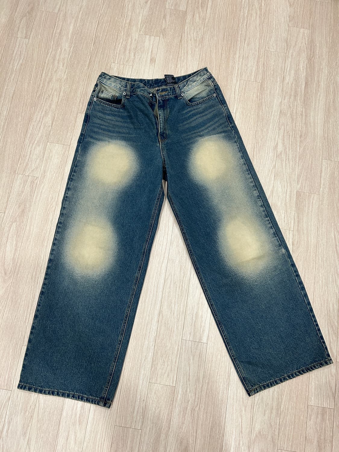 밀리언코르 진청 워싱 데님 팬츠 2XL 상품이미지6