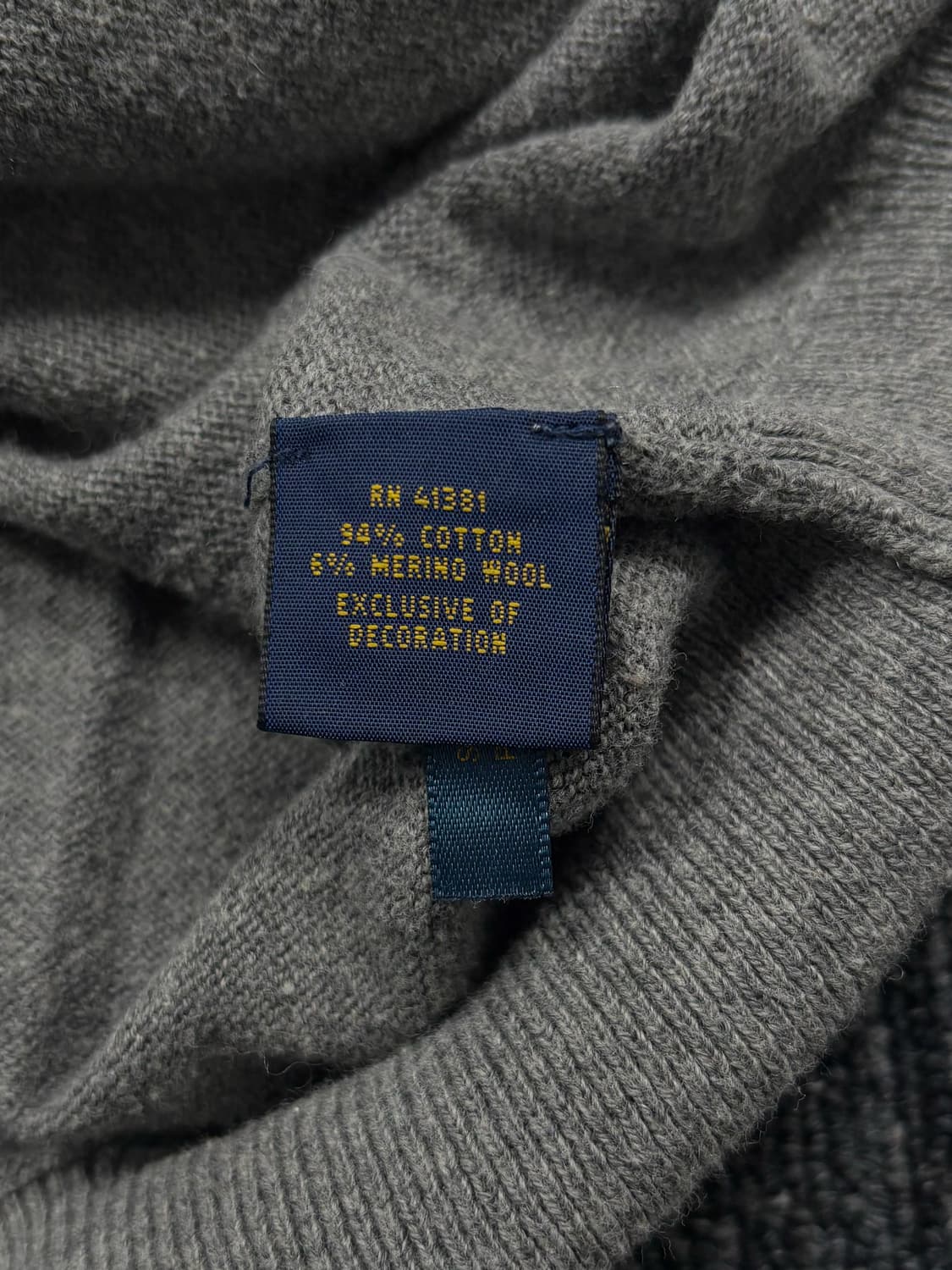 폴로 그레이 가디건 상품이미지6