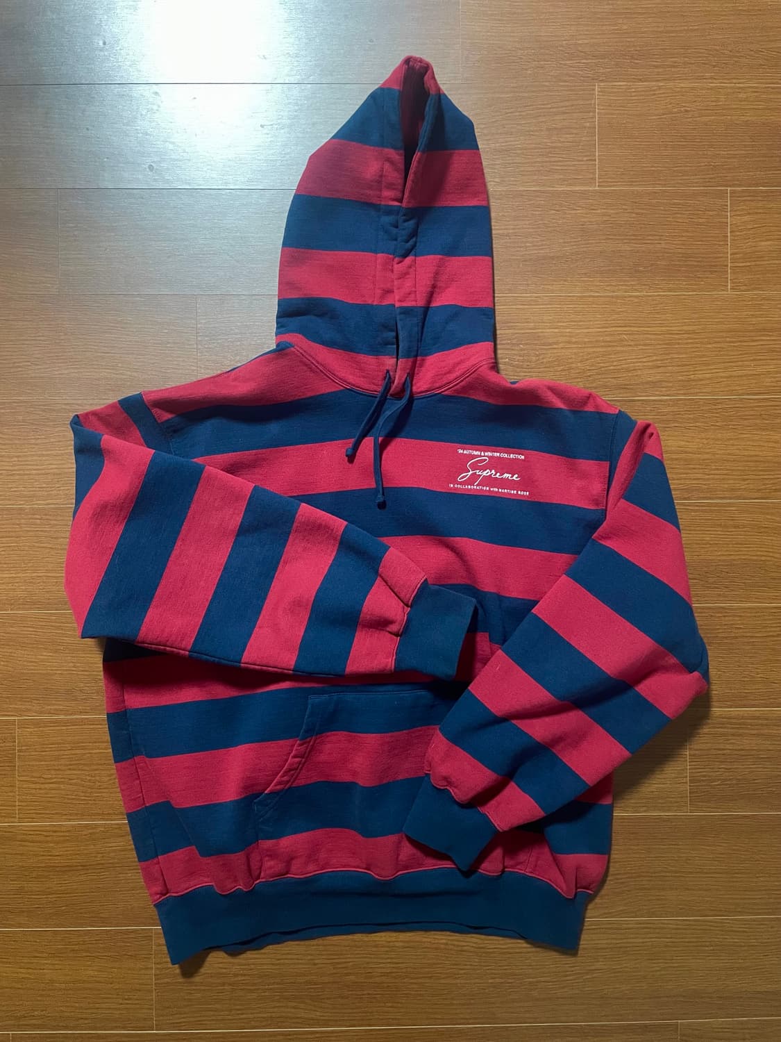 슈프림 X 마틴로즈 스트라이프 후드 상품이미지1