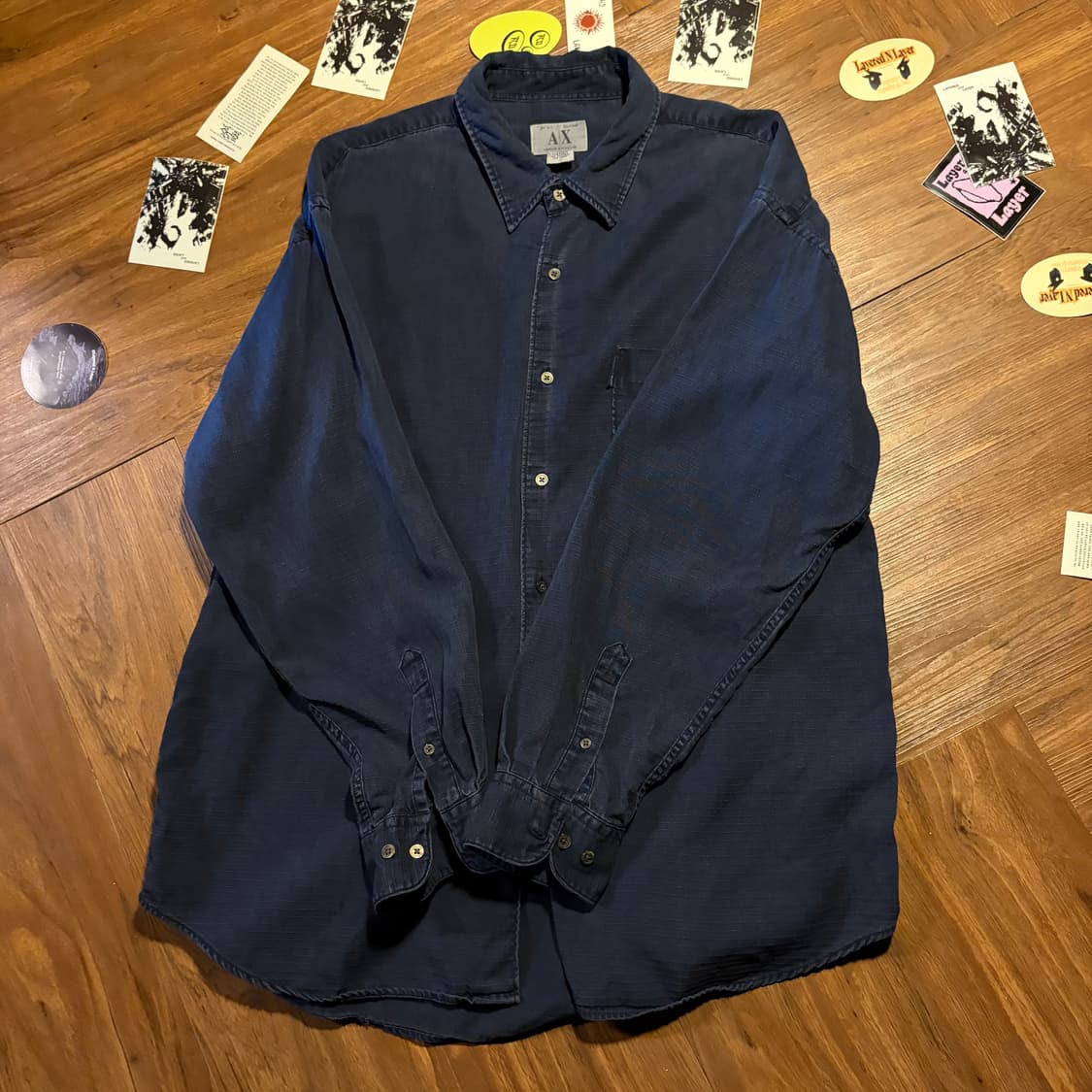 ARAMANI EXCHANGE RIPSTOP LYOCELL SHIRT 상품이미지6