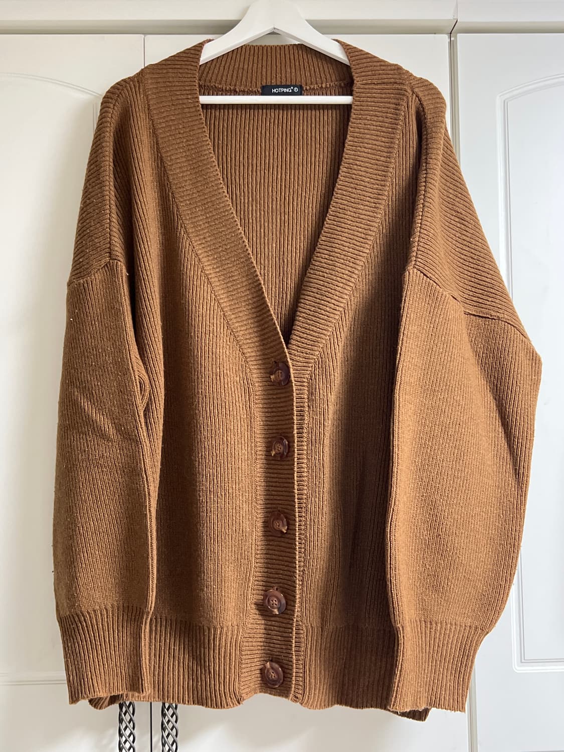 빈티지 오버핏 니트가디건 상품이미지1