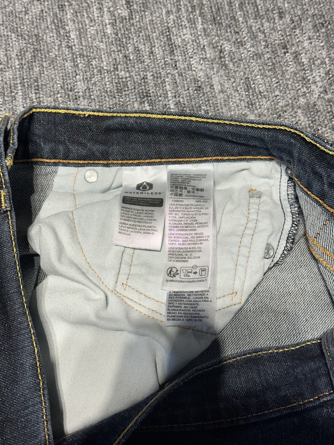 리바이스 505 blinktab W32 L32 상품이미지5