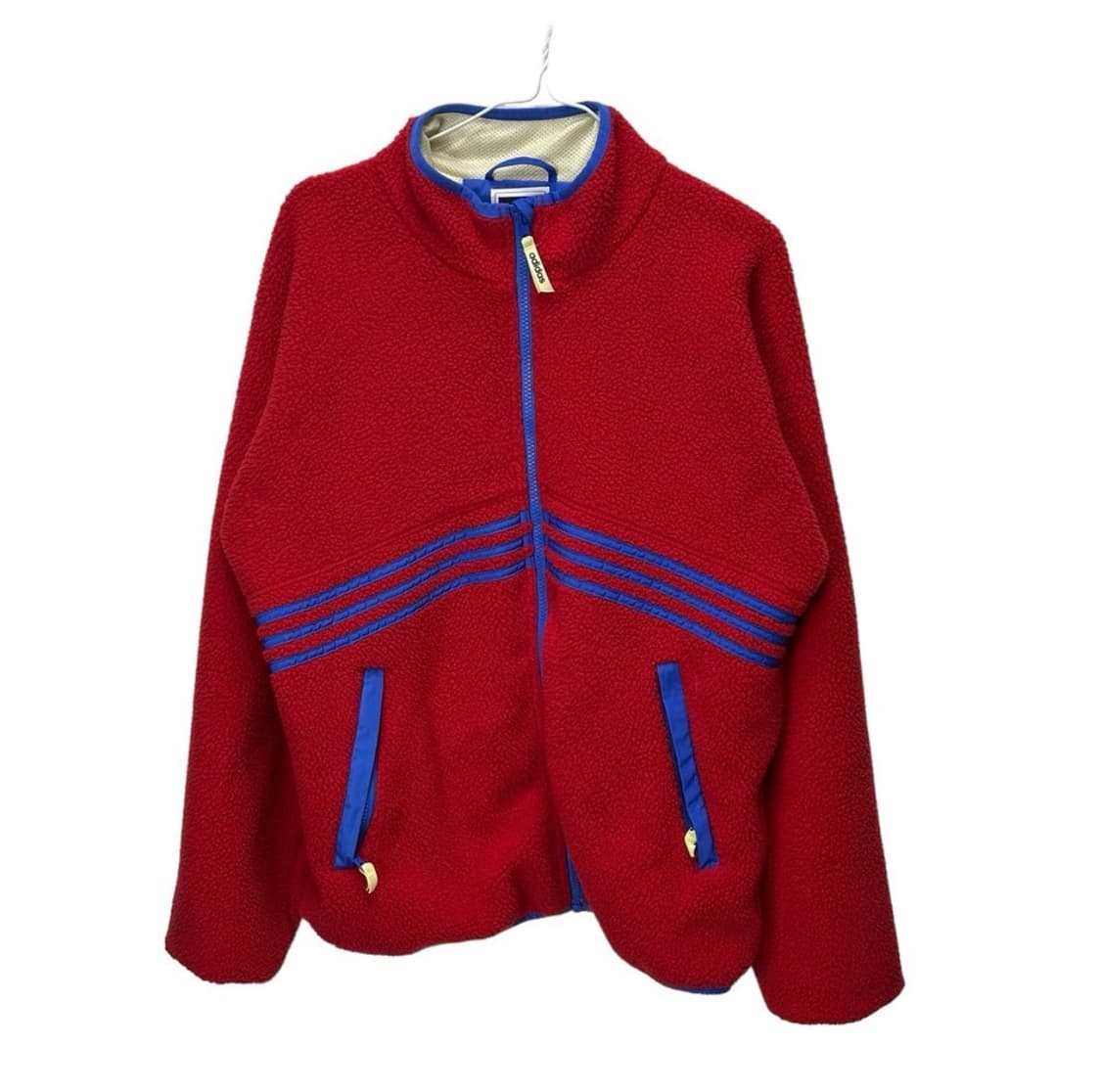 L] 아디다스 레드 후리스 상품이미지1