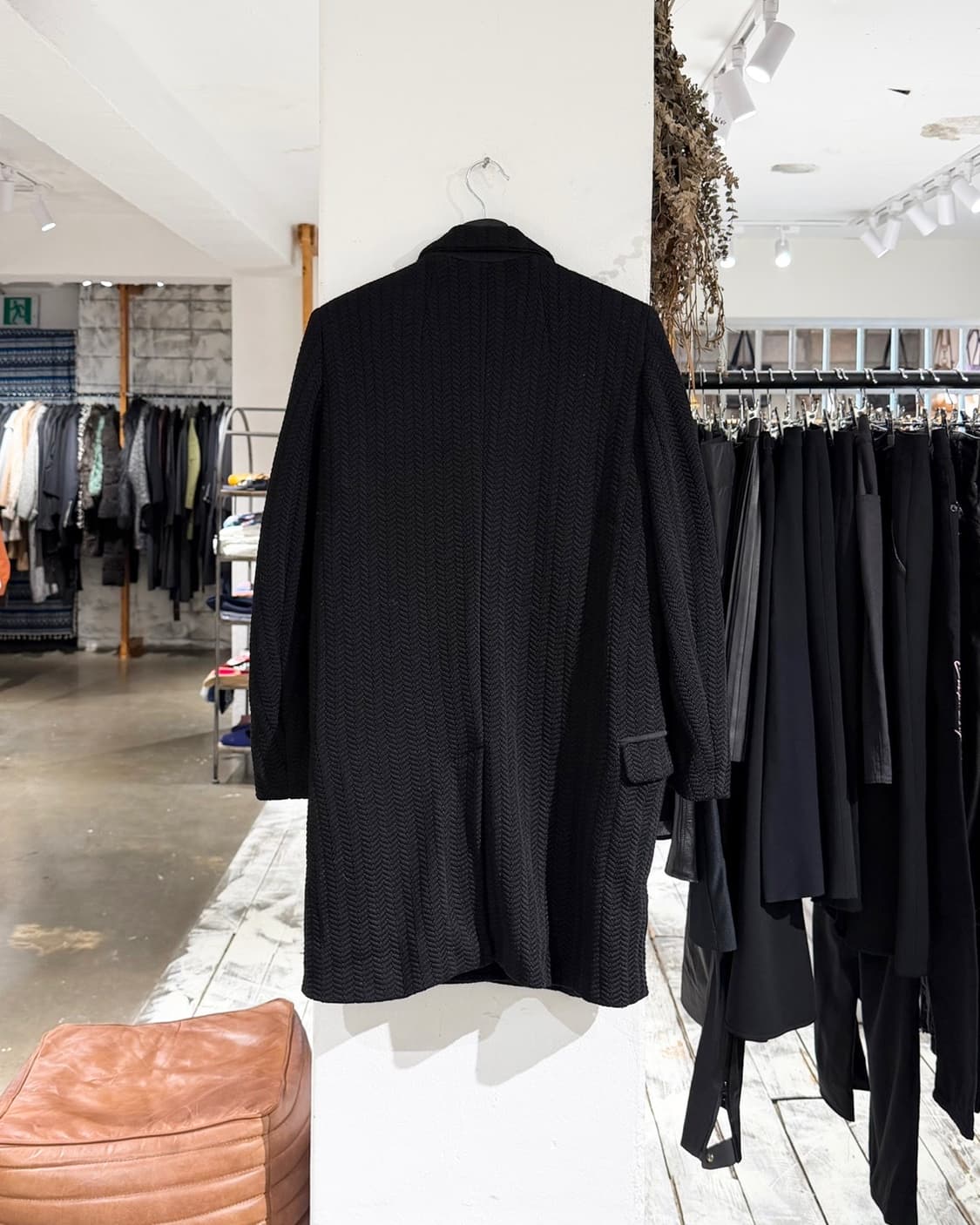이자벨 마랑 블랙 트위드 오버사이즈 코트 상품이미지7