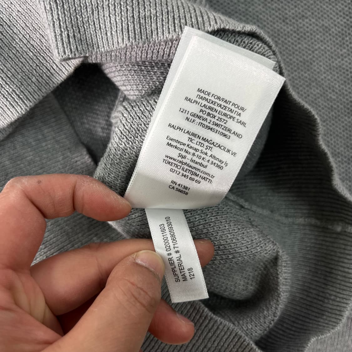 100 폴로랄프로렌 와플 코튼 니트 상품이미지6