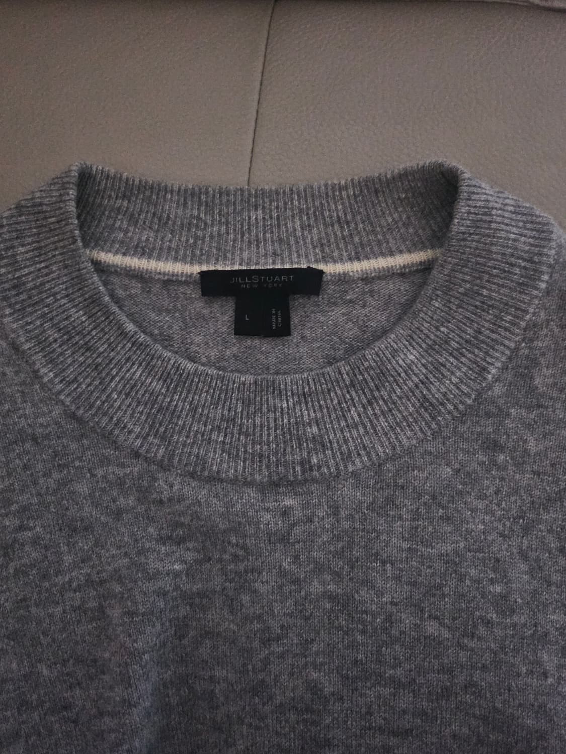 [거의 새것] 질스튜어트 뉴욕 캐시미어 니트 스웨터 L 상품이미지3