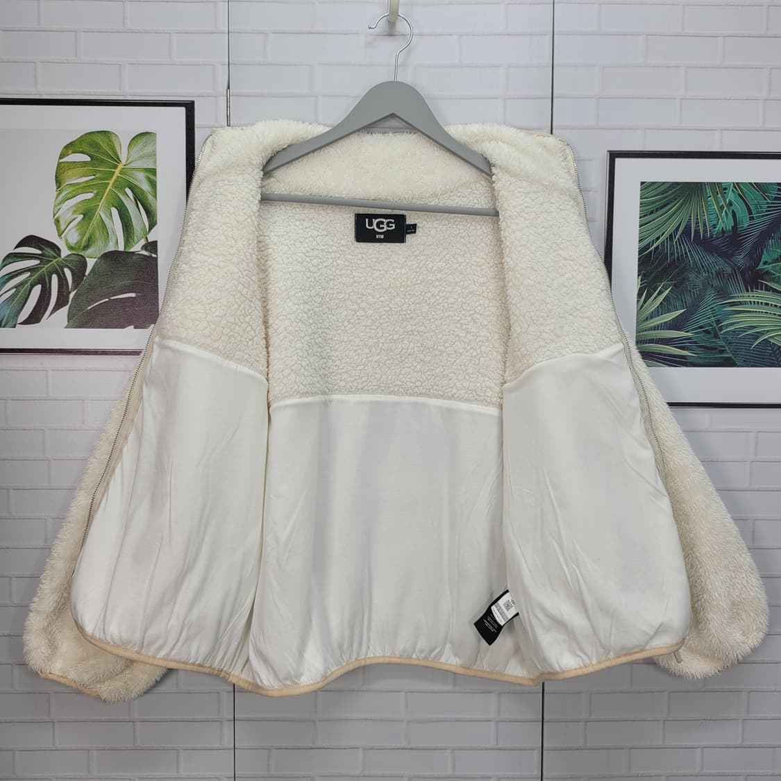 UGG 어그 마를린 루즈핏 양털 자켓 재킷 집업 S사이즈 상품이미지7