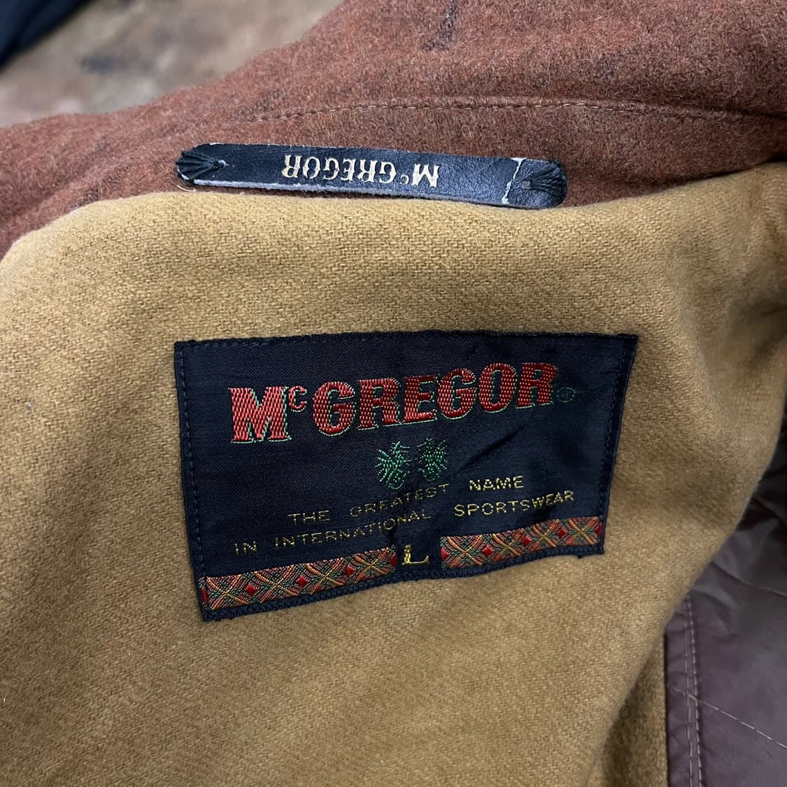 [정품/L] 맥그리거 브라운 더플 코트 b17 상품이미지6