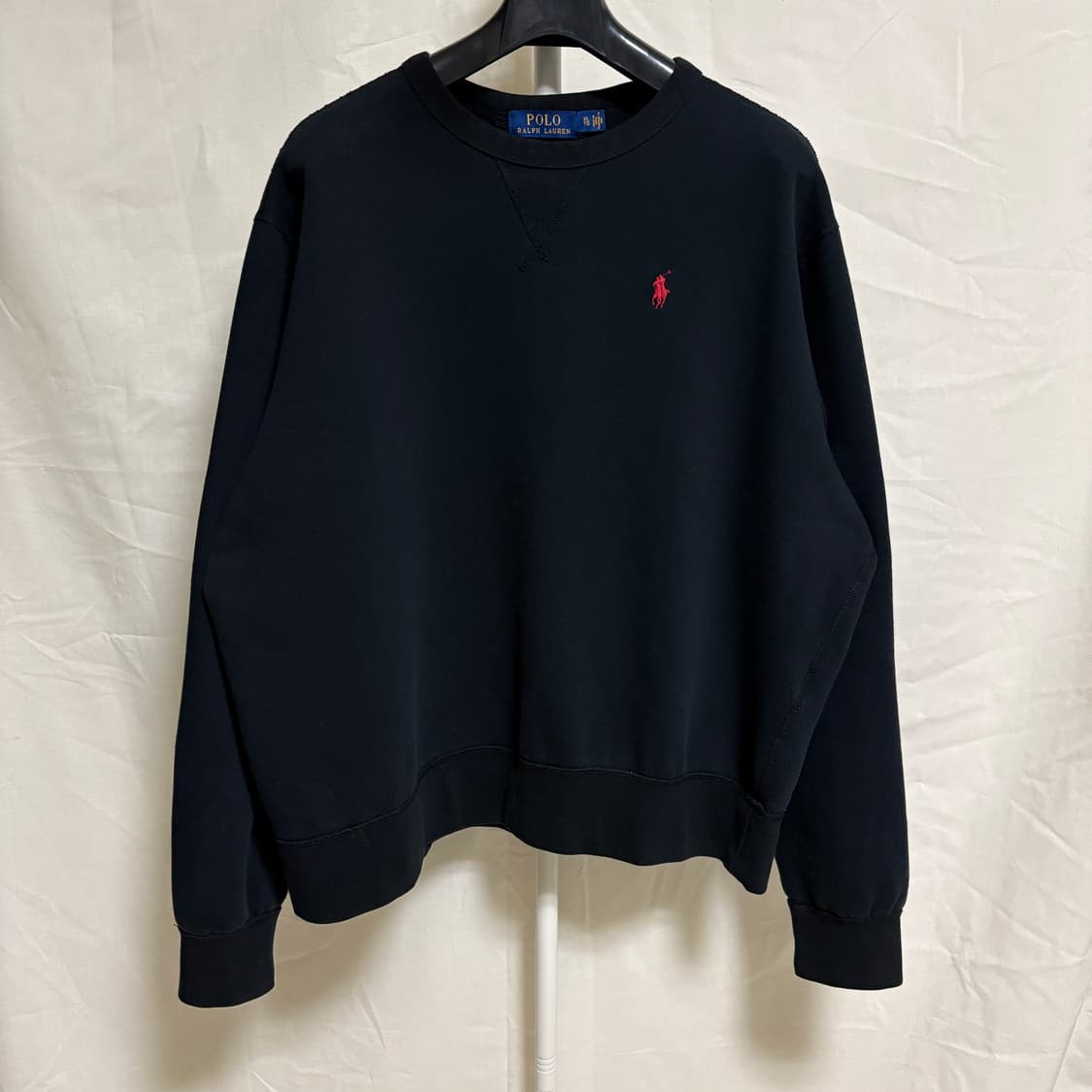 폴로 랄프로렌 기모 스웻셔츠 맨투맨 / 블랙, XL 상품이미지1
