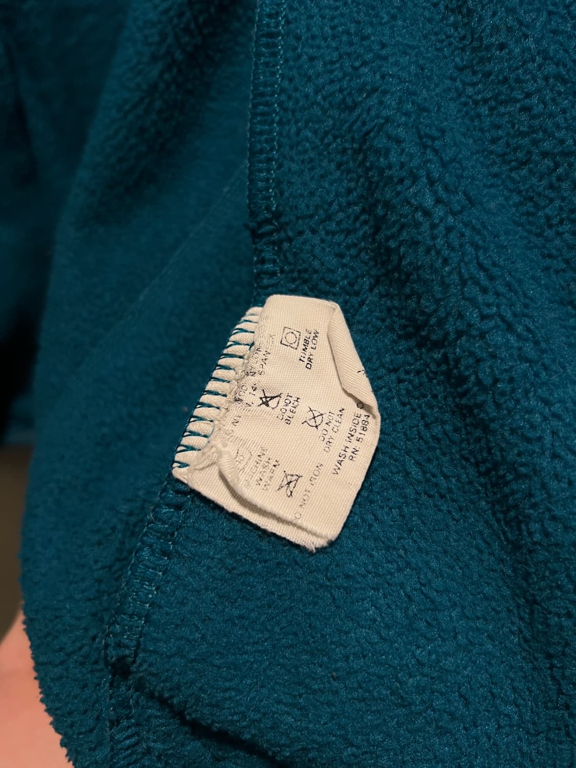 [L]90's 파타고니아 Made in USA 블루그린 플리스 자켓 상품이미지6