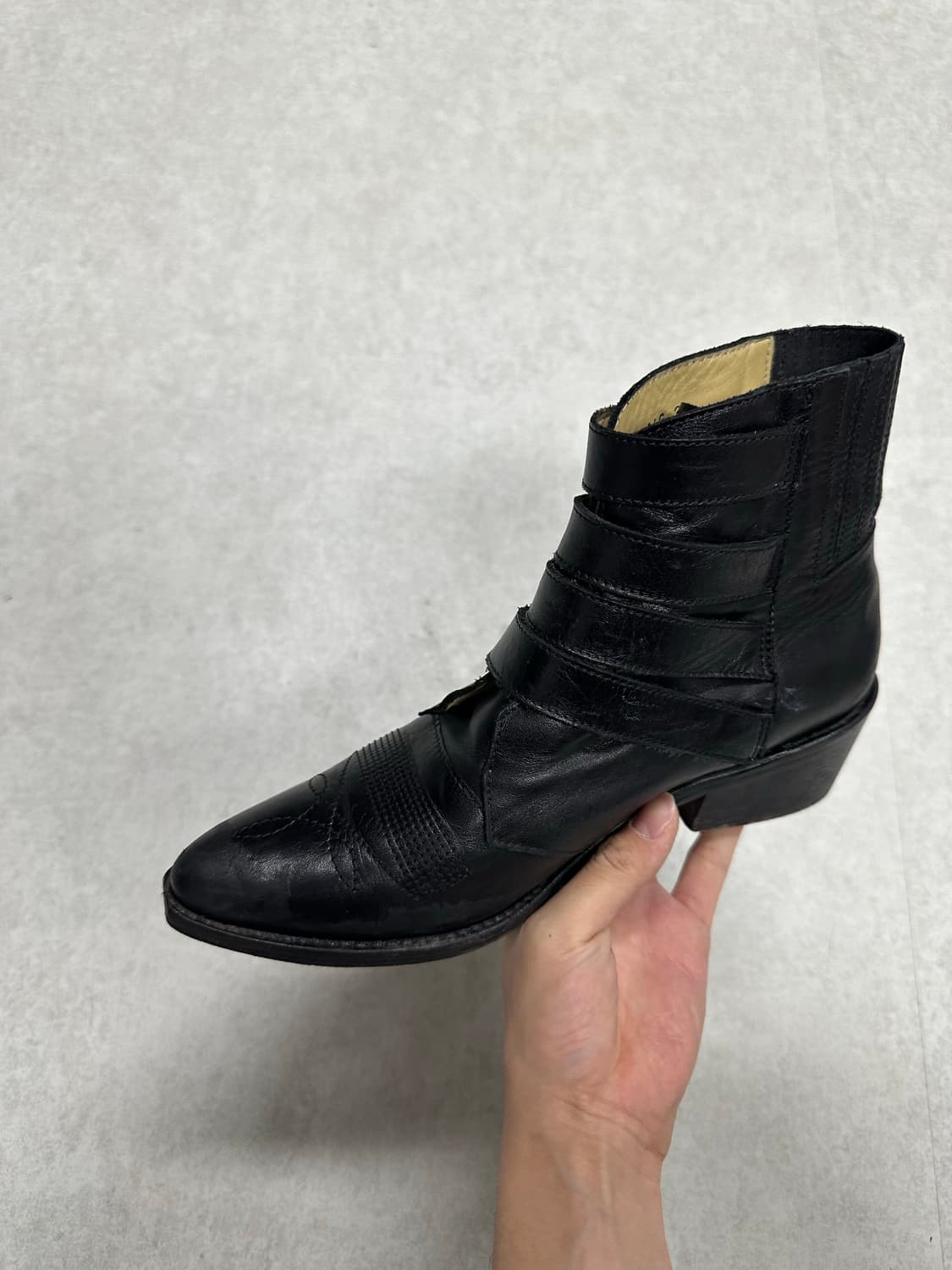  TOGA PULLA 가죽 버클 웨스턴 부츠  상품이미지8