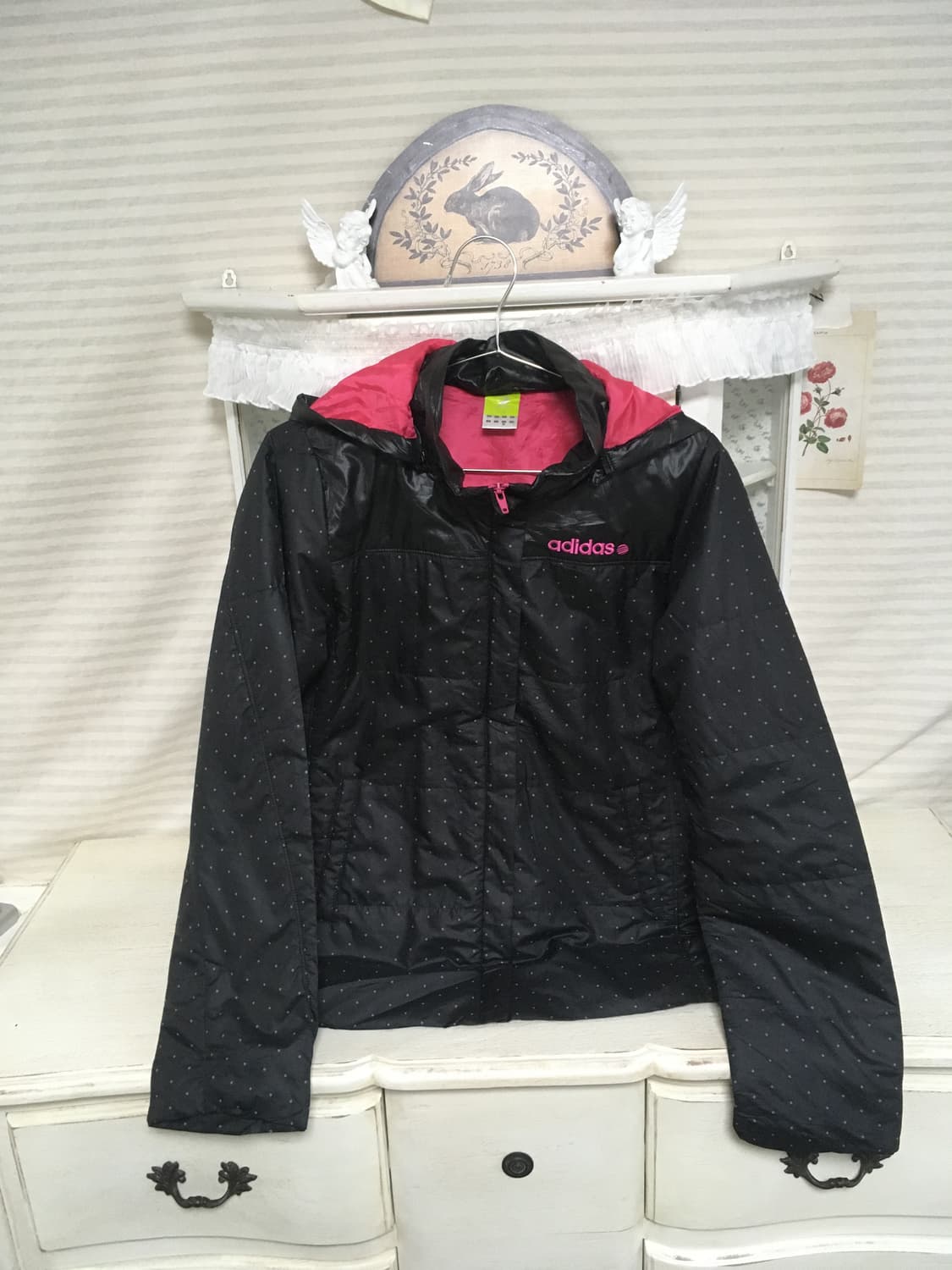 아디다스 블랫 도트 바람막이 점퍼 상품이미지6