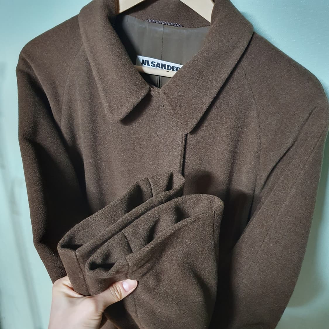 질샌더 캐시미어100 여성 코트 40 상품이미지3