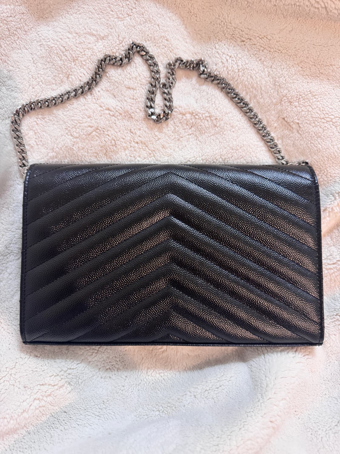 입생로랑 엔벨로프 은장 체인백  상품이미지5