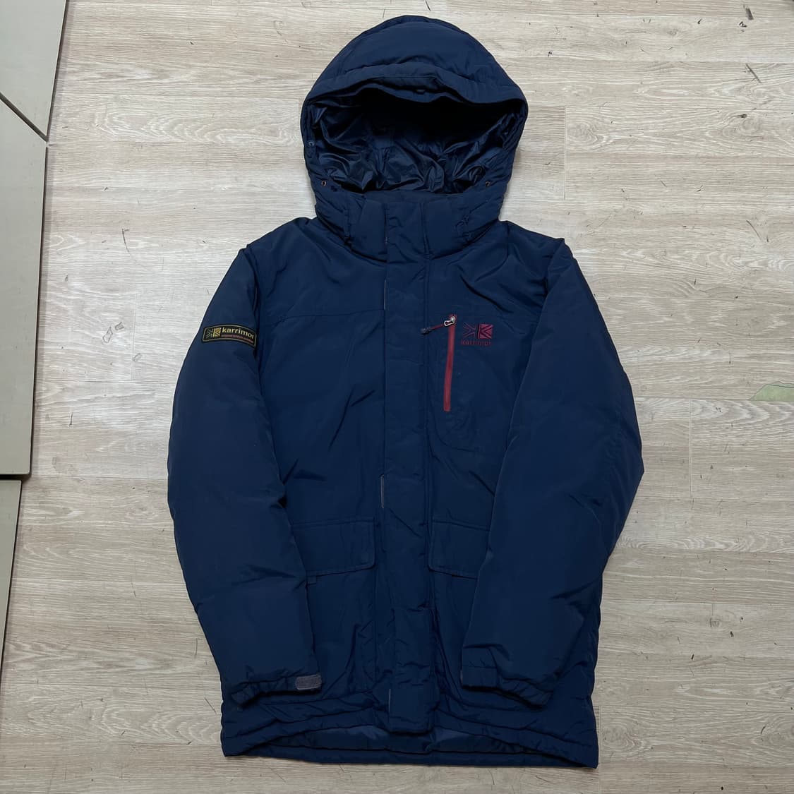 카리모어 구스다운 후드 파카 패딩 점퍼 [네이비] L/100 상품이미지1