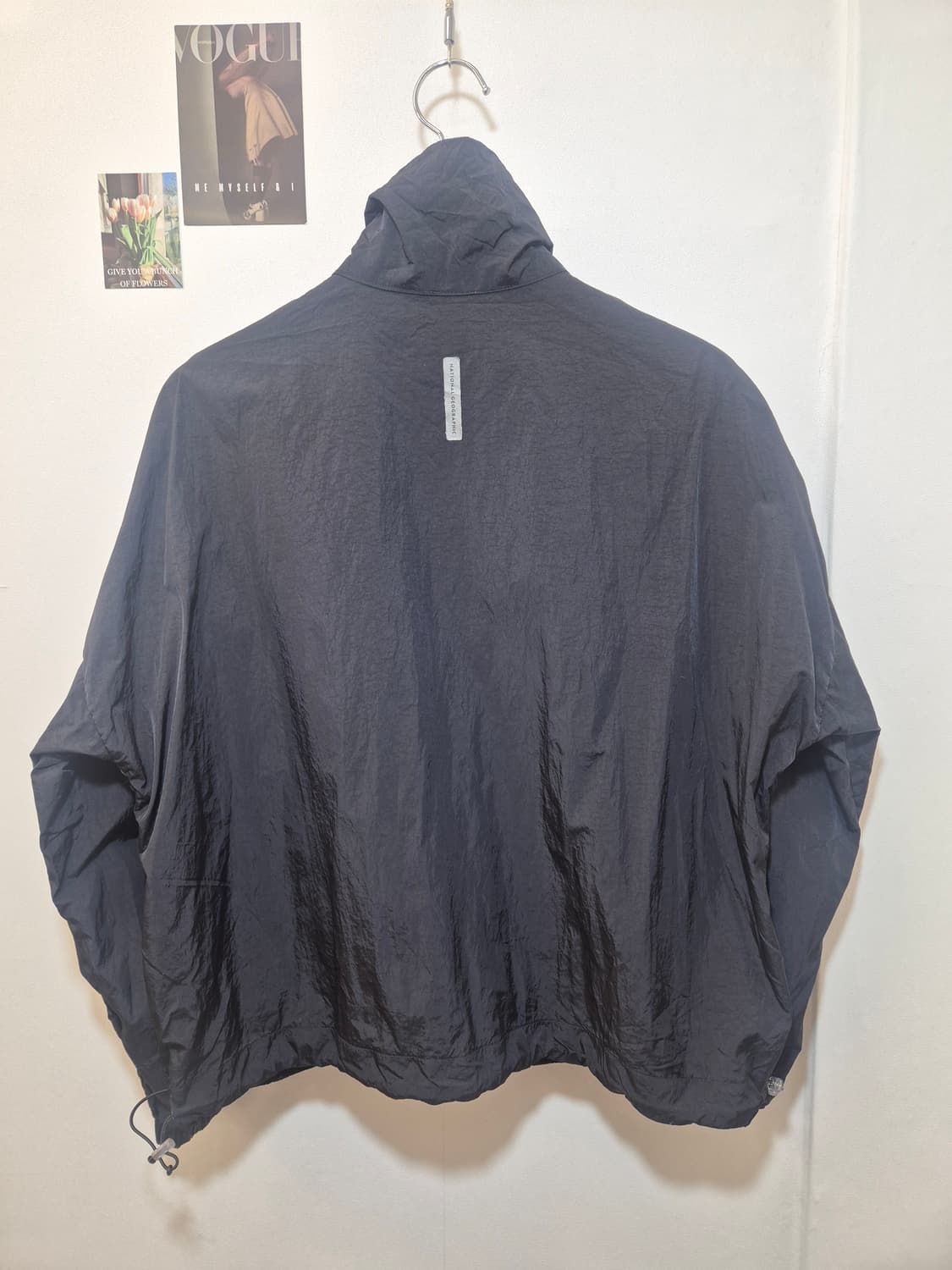 내셔널지오그래픽  블랙 바람막이  xs
사이즈  상품이미지3