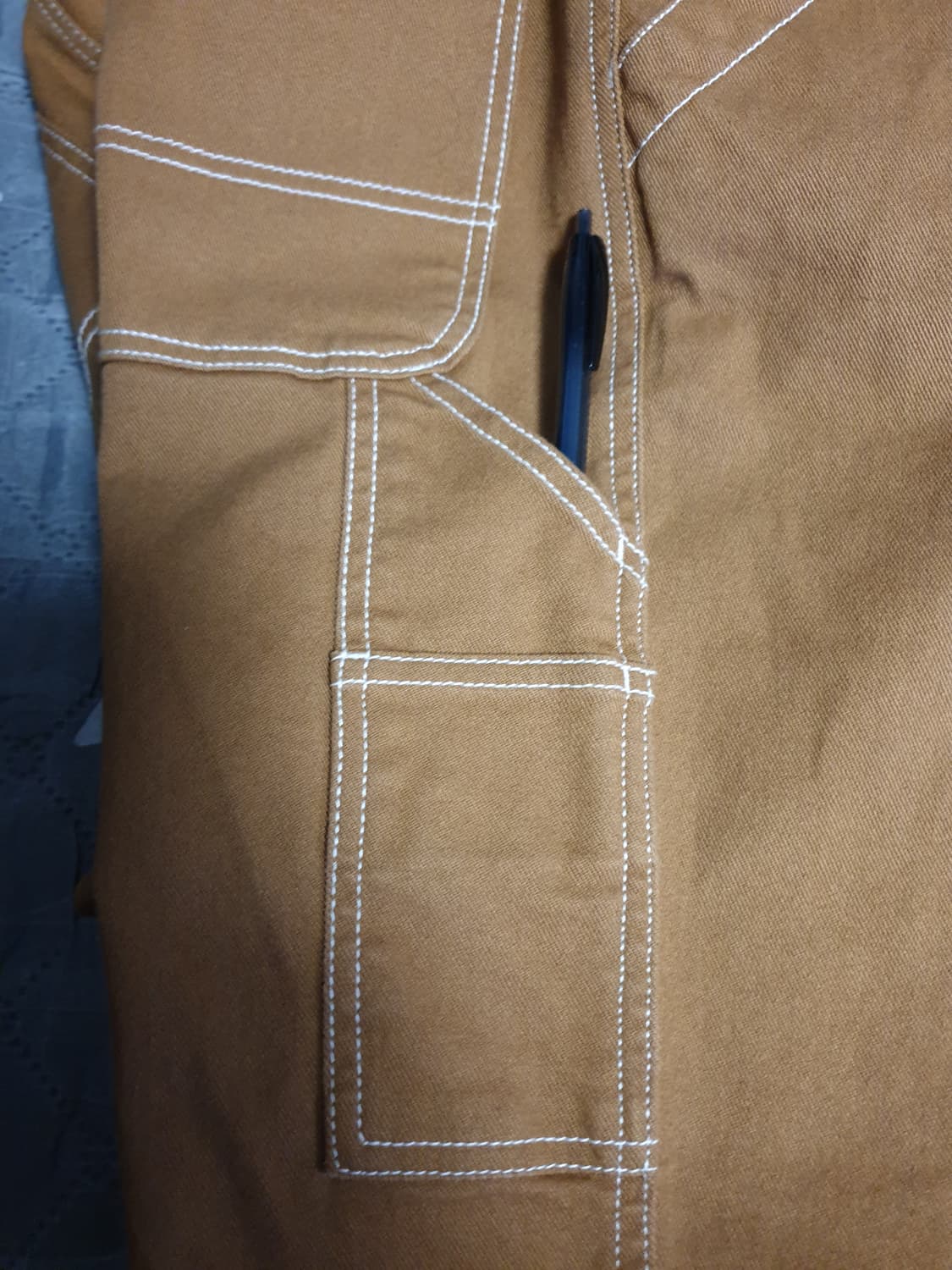 디키즈 스티치 카펜터 워크팬츠 브라운 (30) 상품이미지6