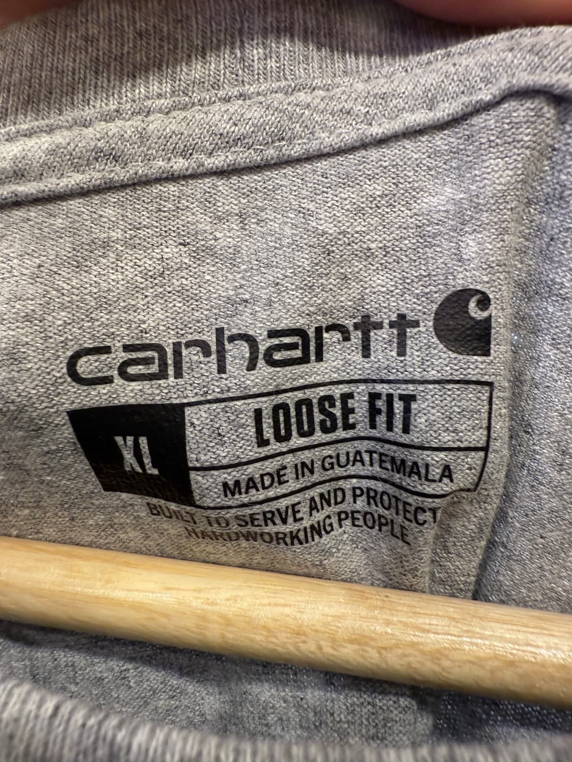 칼하트 그레이 반팔 티셔츠 상품이미지2