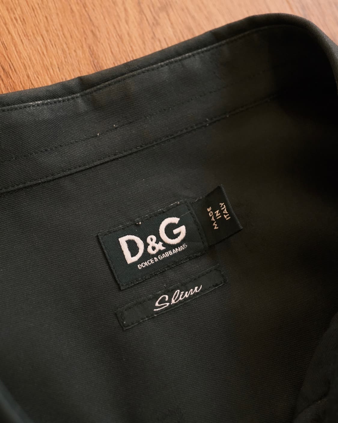 돌체앤가바나 블랙 D&G 로고 셔츠 상품이미지6