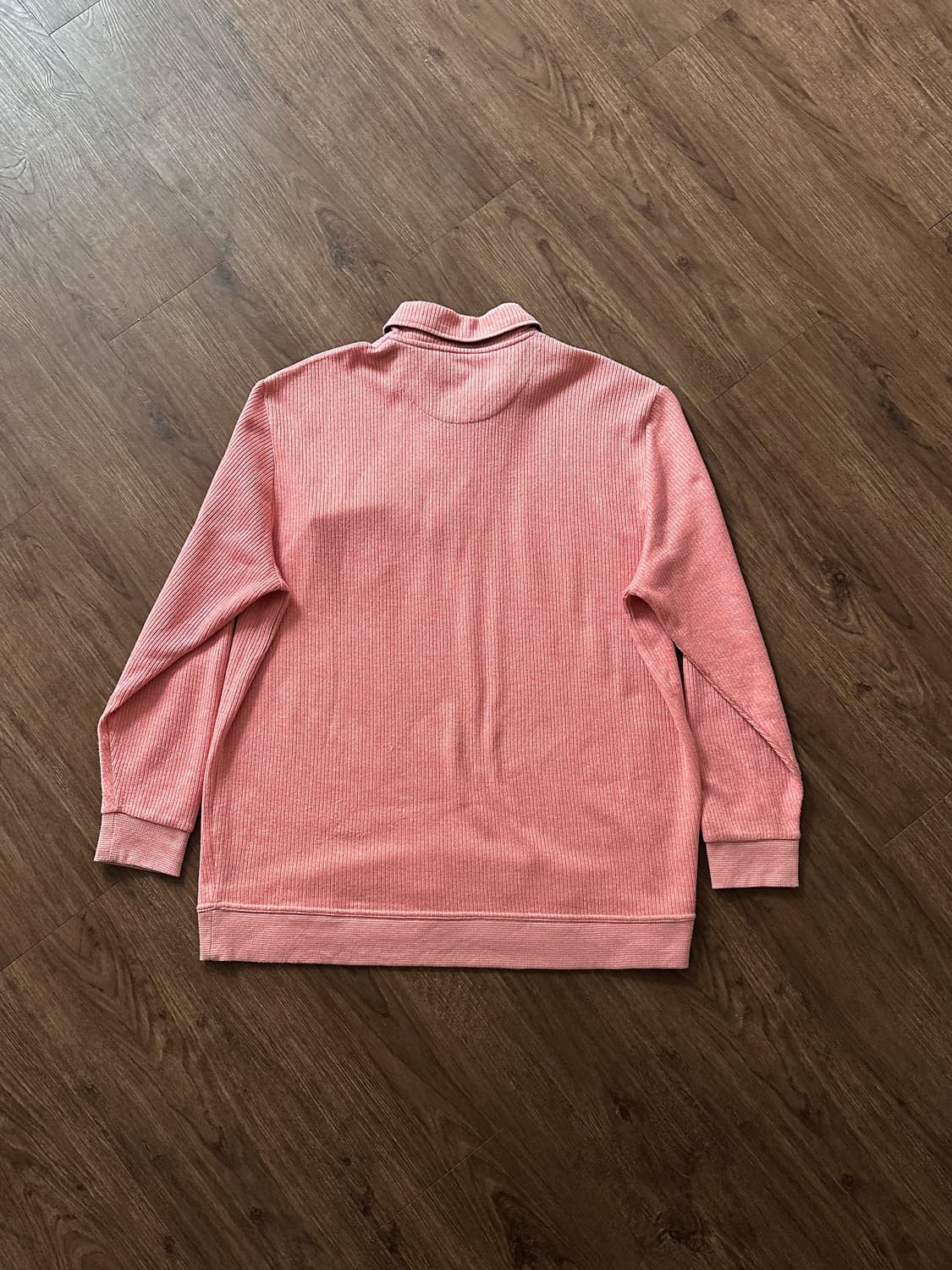 Nicole Morrison 웜톤 핑크 하프집업 니트 상품이미지9