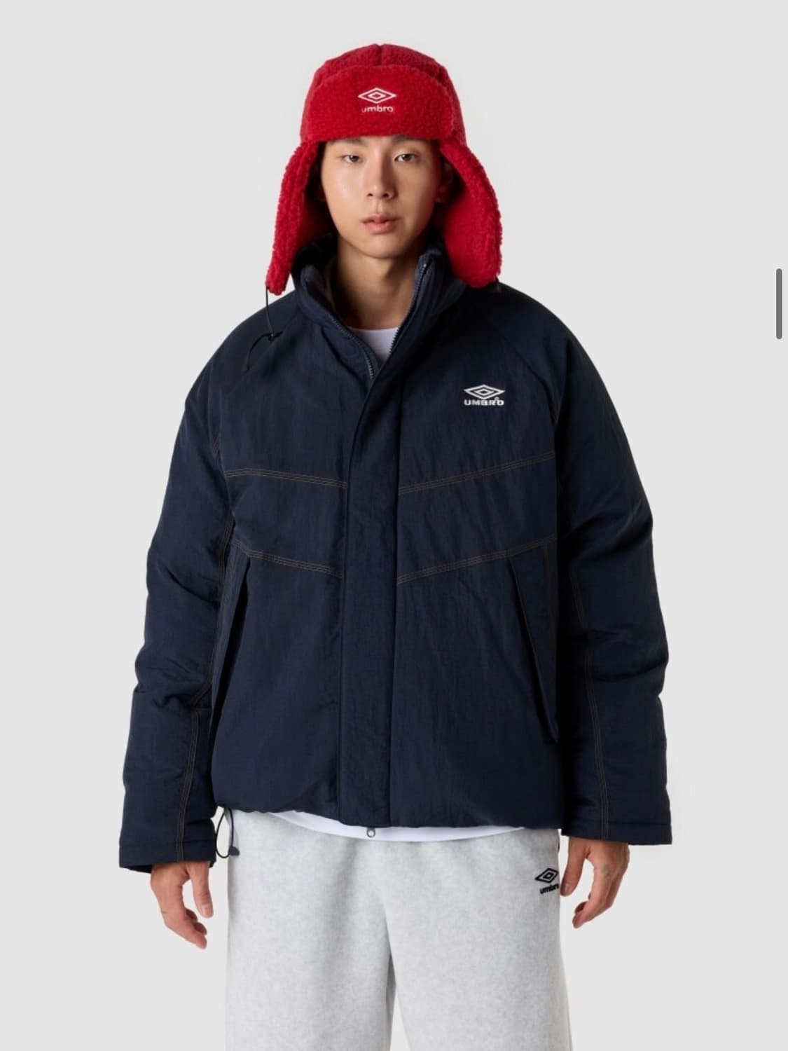 [엄브로] 크리스피 타슬란 머스코비 덕 다운 자켓 (네이비/L사이즈) 상품이미지3