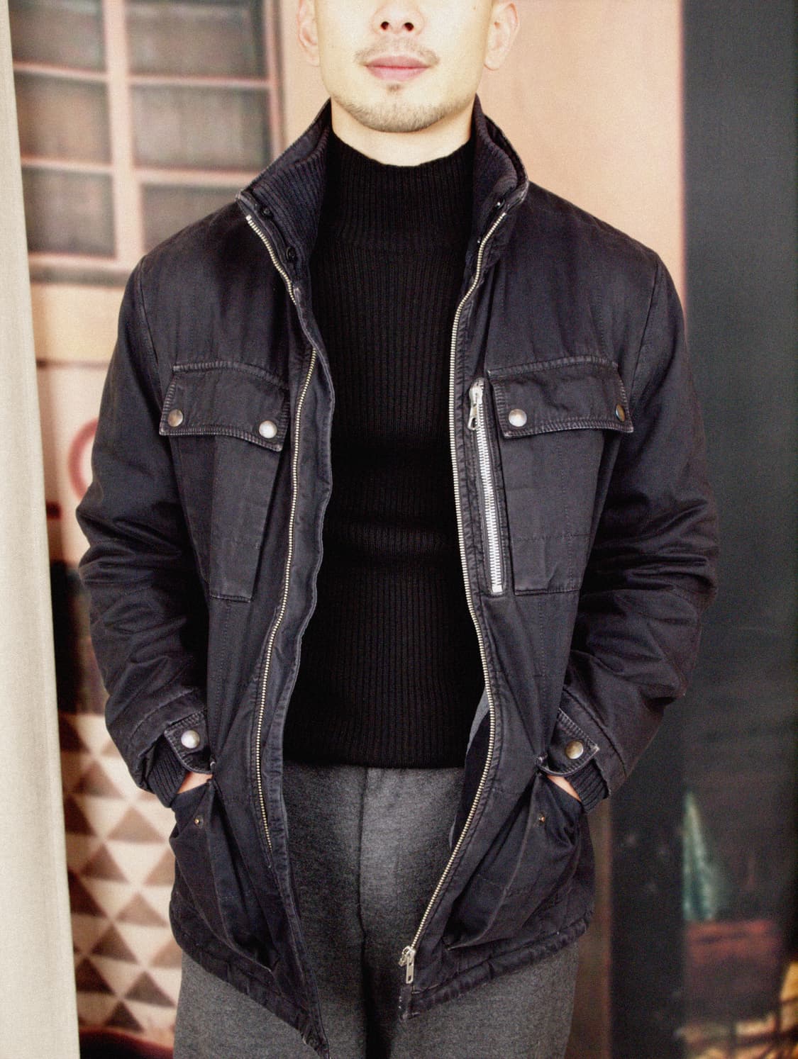 Heavy Cotton Military Jacket 상품이미지2