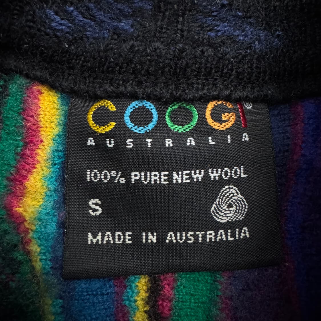 쿠지 오스트레일리아 멀티컬러 케이블 니트 상품이미지4