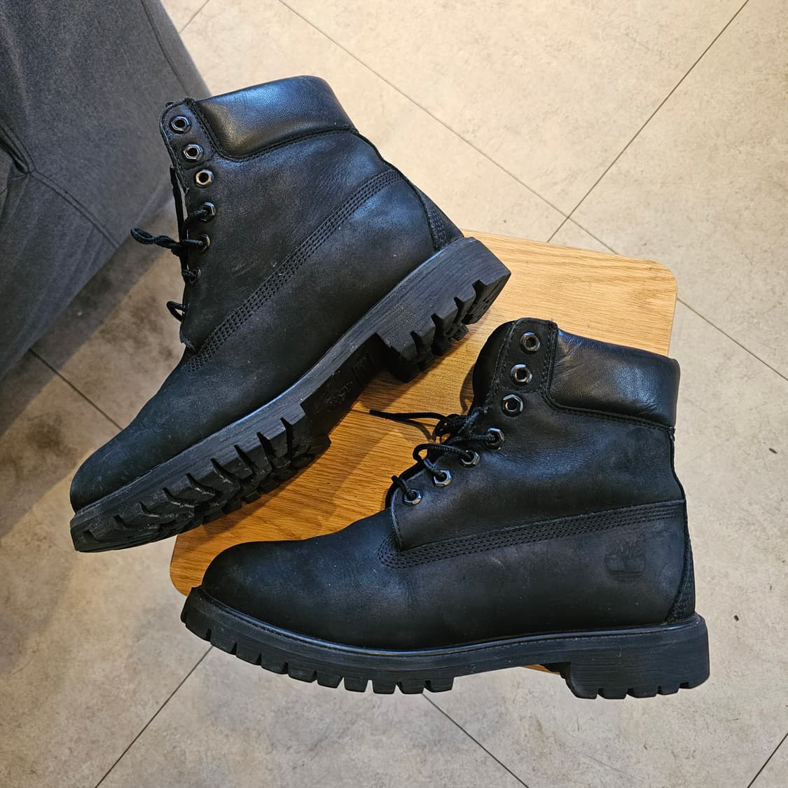 265 팀버랜드 워커 6홀 블랙 상품이미지1