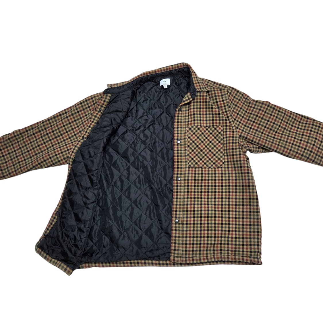 H&M의 패딩 오버 셔츠 워크 자켓 상품이미지2