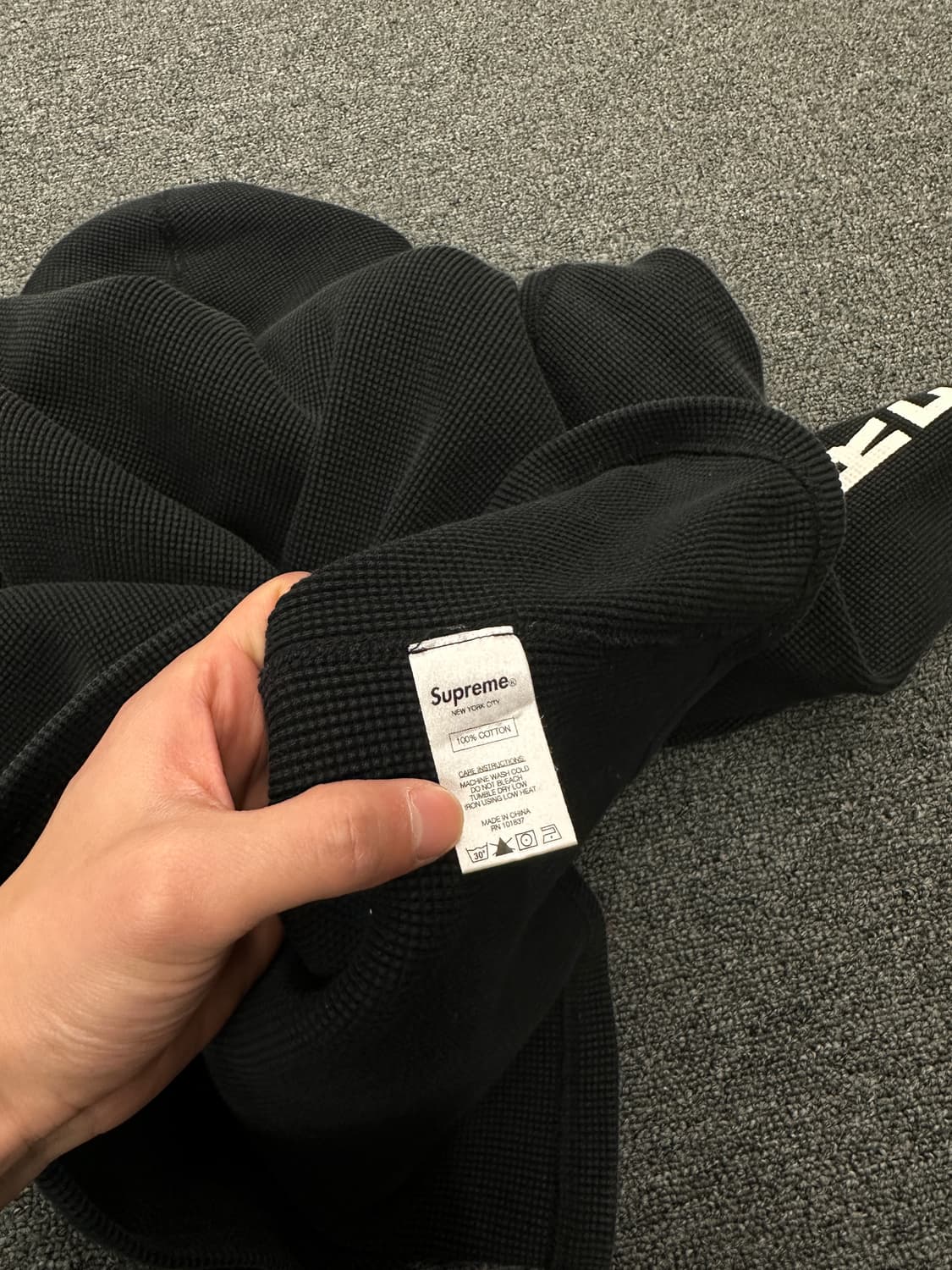 L) 슈프림 와플 후드티 사이드 프린팅 상품이미지7