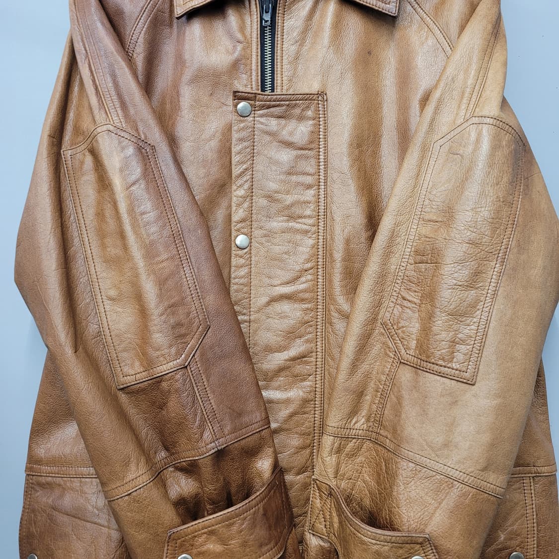 Harley Davidson 할리데이비슨 유일매물 80'sUSA 가죽자켓 상품이미지4