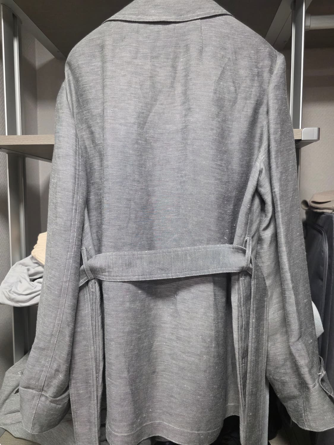 Theory 띠어리 린넨 트윌 숏 트렌치 L 상품이미지8