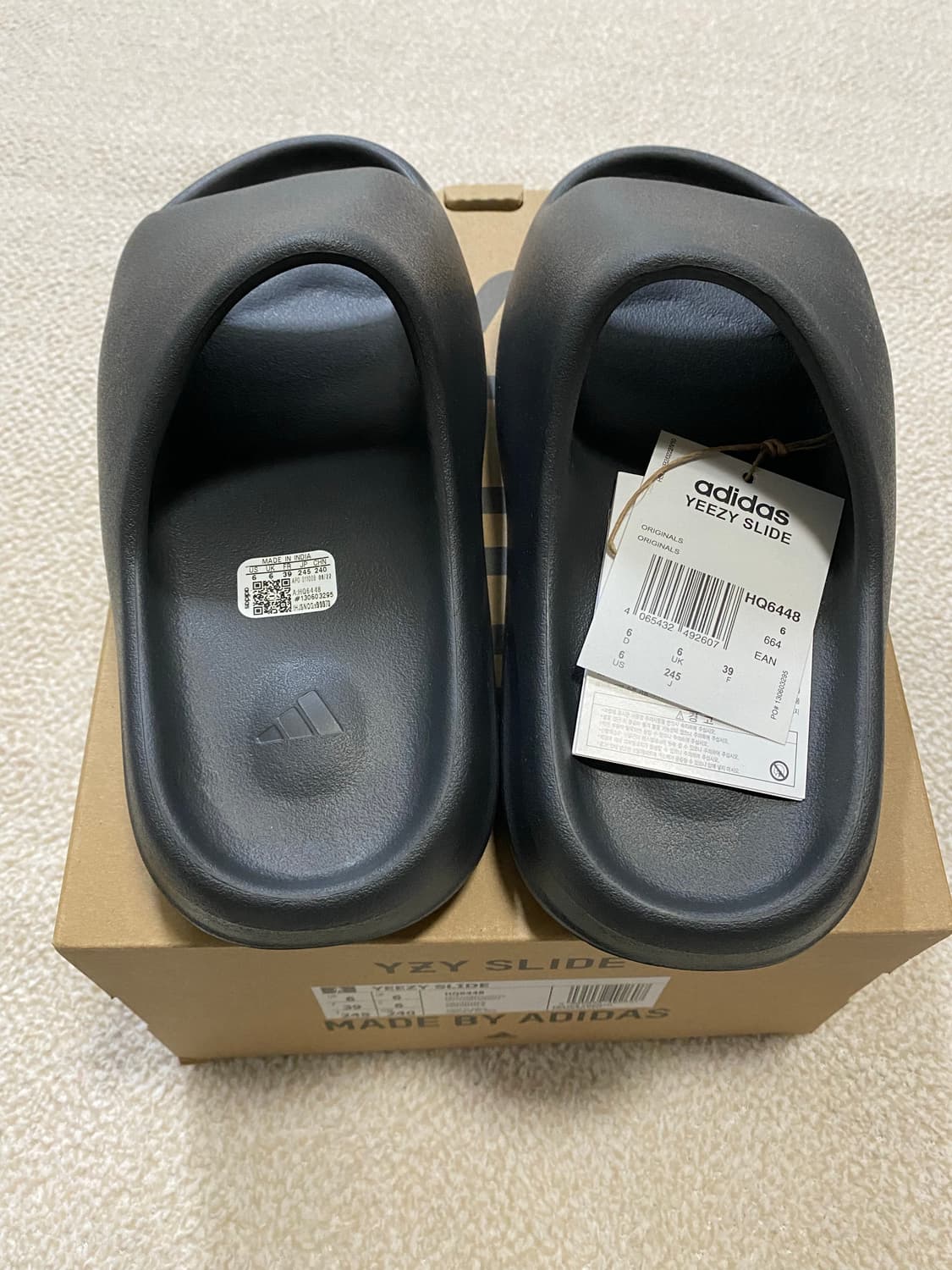 아디다스 이지 슬라이드 오닉스 상품이미지2