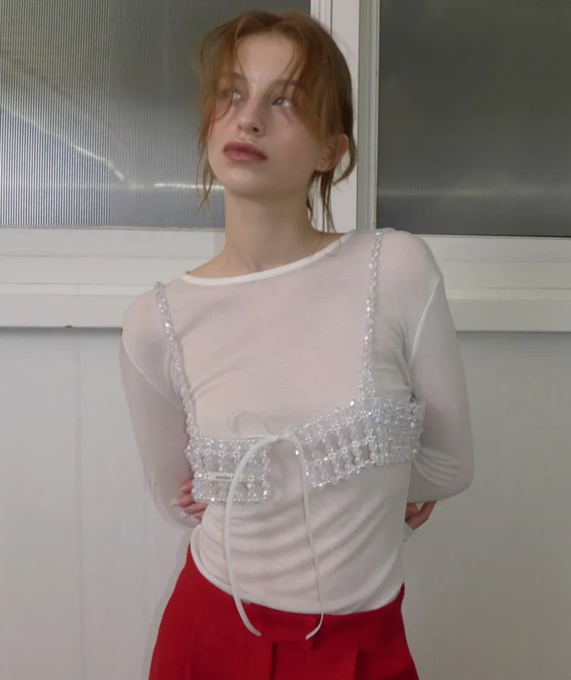 오버듀플레어 SOFT TENCEL SOLID T_IVORY 상품이미지1