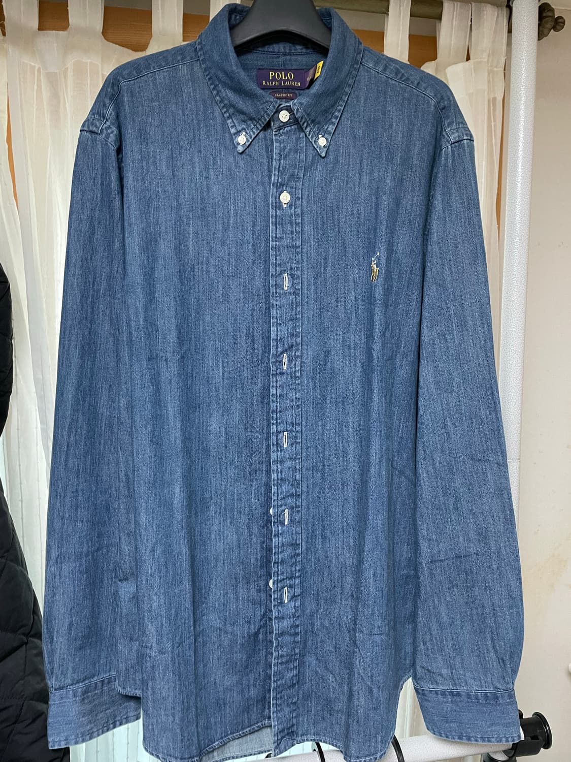 폴로 데님 셔츠 클래식 m 상품이미지2