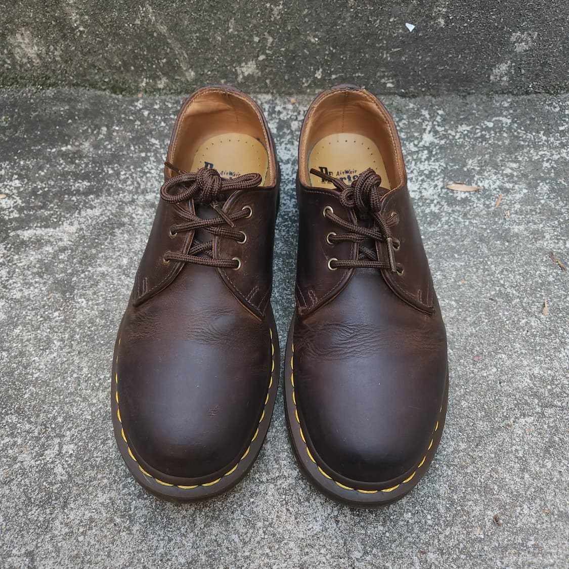 [6UK] 닥터마틴 1461 브라운 3홀  (250~255) 남여 상품이미지2