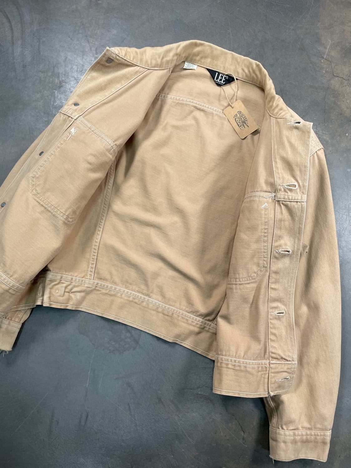 70s Lee USA 몰스킨 트러커 자켓 상품이미지3