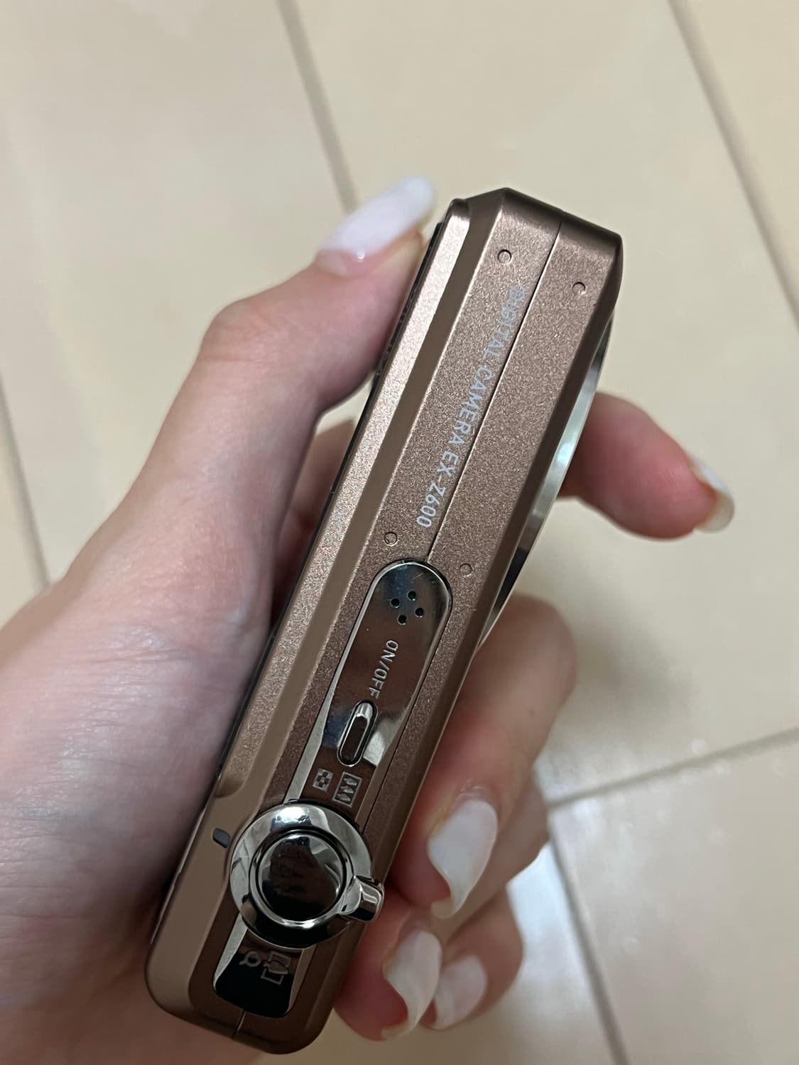 브라운 빈티지 디카 ) 카시오 엑슬림 z600 상품이미지3