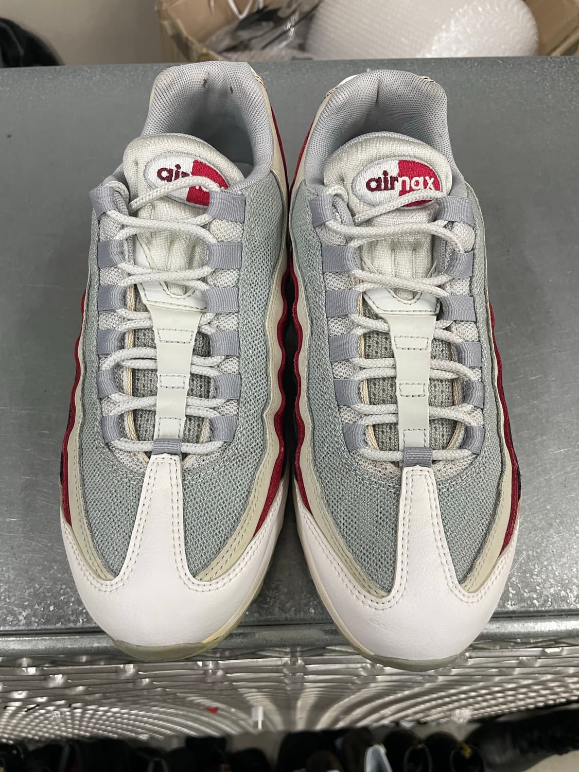 나이키 에어맥스95 화이트 퓨어 레드 250 (gr-4276) 상품이미지5