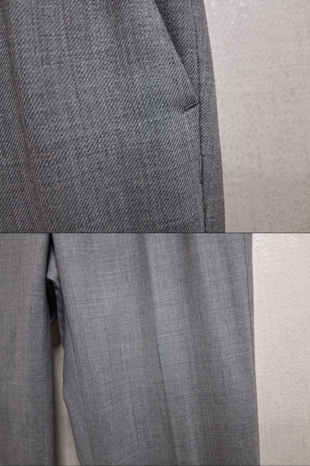 띠어리 춘추 슬랙스팬츠 얇은 혼방모제풍 작은신장155이하24인치  상품이미지4