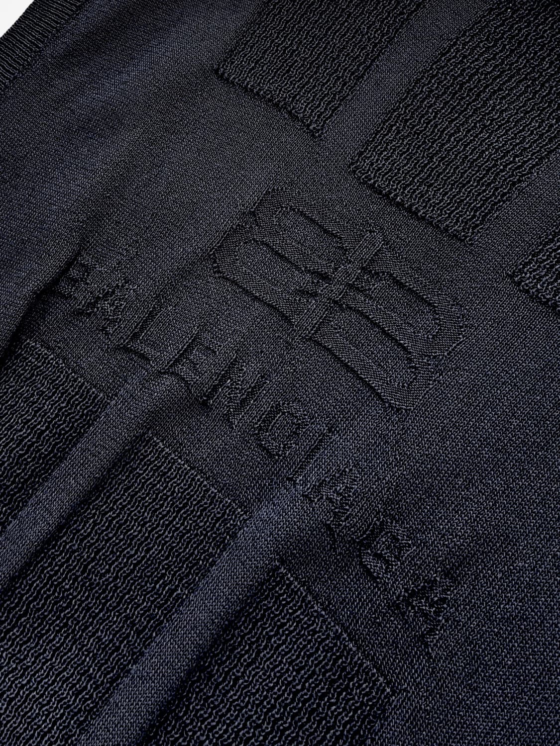 Balenciaga Black Sheer Knit Crop Vest 상품이미지1